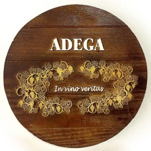 Placa KG Adega de parede em Fibra - In Vino