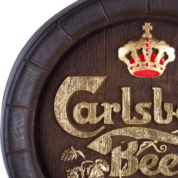 Barril de parede grande em Fibra KG - Carslberg Rústico Cerveja - Image 2