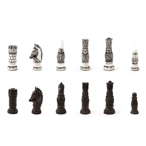 Peças de Xadrez KG de Resina - Coleção Victoriano (32 peças)