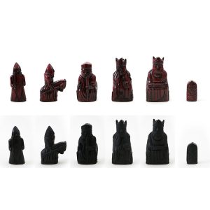 Peças de Xadrez KG de Resina - Coleção Lewis (32 peças)