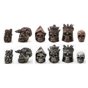 Peças de Xadrez KG de Resina - Coleção Gothic (32 peças)
