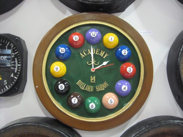 Relógio decorativo KG de parede em fibra - Billiard Verde - Image 8