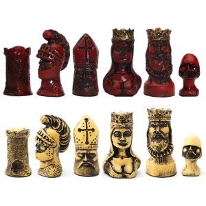 Peças de Xadrez KG de Resina - Coleção Regal (32 peças)