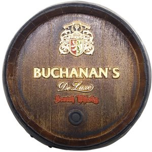 Barril decorativo de parede pequeno - Buchanan’s Whisky