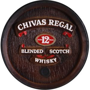 Barril decorativo de parede pequeno - Chivas Whisky