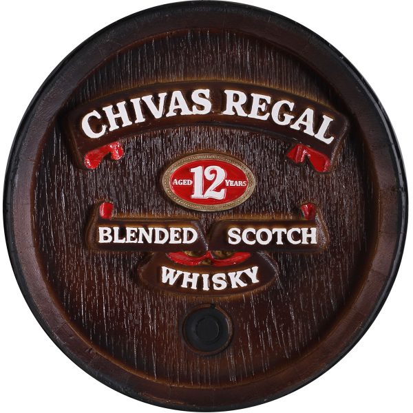 Barril decorativo de parede pequeno - Chivas Whisky