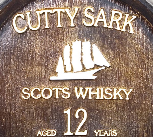 Barril decorativo de parede pequeno - Cutty Sark Whisky - Image 2