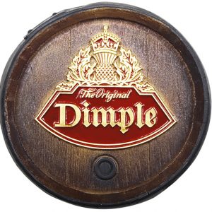 Barril decorativo de parede pequeno - Dimple Whisky