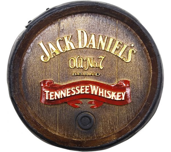 Barril decorativo de parede pequeno - Jack Danniel's Whisky