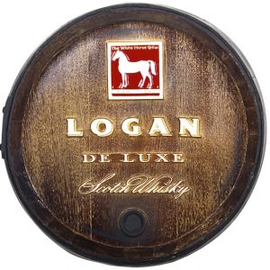 Barril decorativo de parede pequeno - Logan Whisky