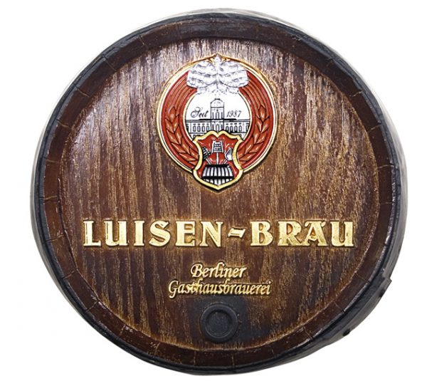 Barril decorativo de parede pequeno - Luisen Brau Cerveja