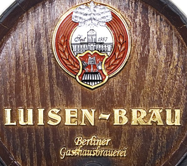 Barril decorativo de parede pequeno - Luisen Brau Cerveja - Image 2