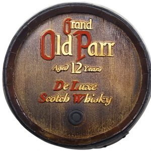Barril decorativo de parede pequeno - Old Parr Whisky
