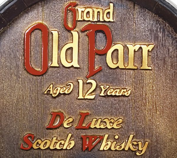 Barril decorativo de parede pequeno - Old Parr Whisky - Image 2