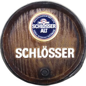 Barril decorativo de parede pequeno - Schlösser Whisky