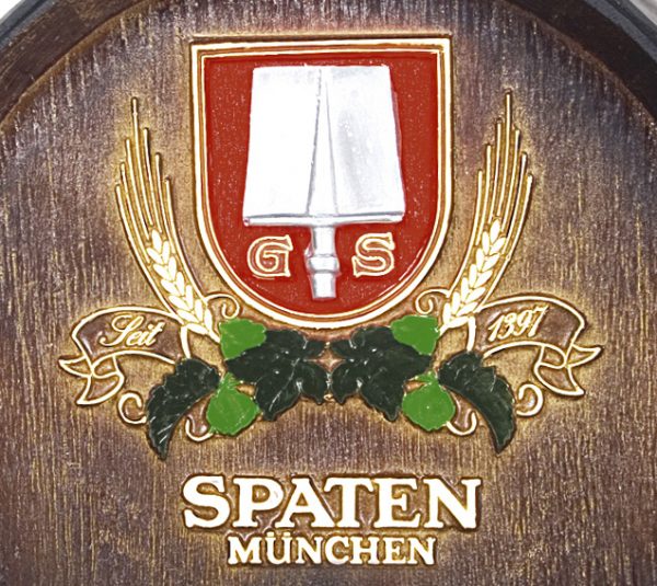 Barril decorativo de parede pequeno - Spaten Cerveja - Image 2