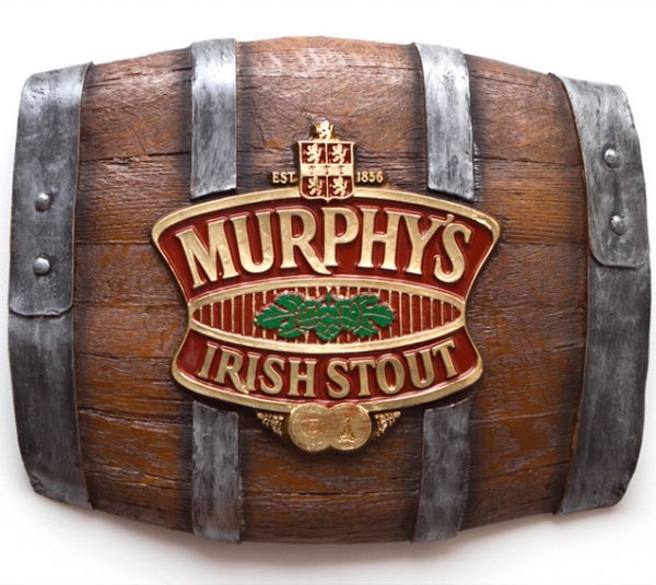 Barril Horizontal de parede em fibra decorativo - Murphys Cerveja - Image 4
