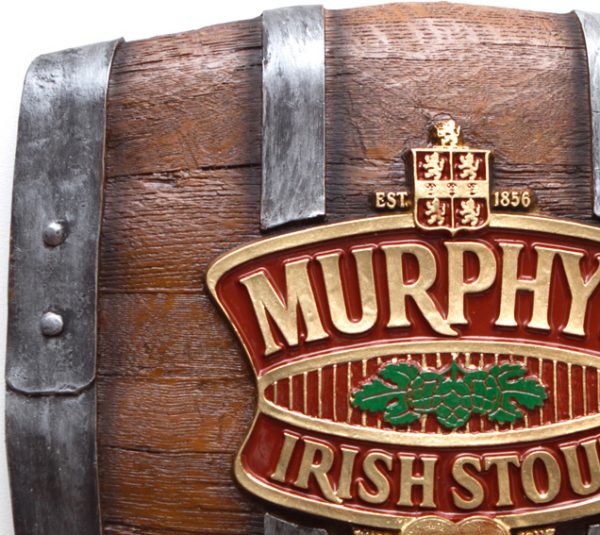 Barril Horizontal de parede em fibra decorativo - Murphys Cerveja - Image 6