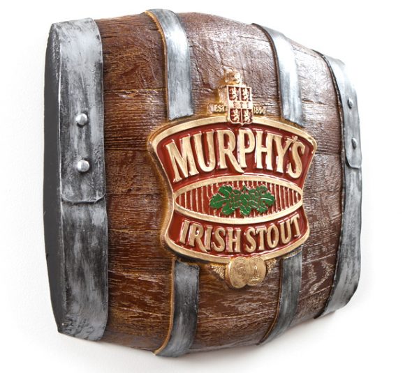 Barril Horizontal de parede em fibra decorativo - Murphys Cerveja - Image 7