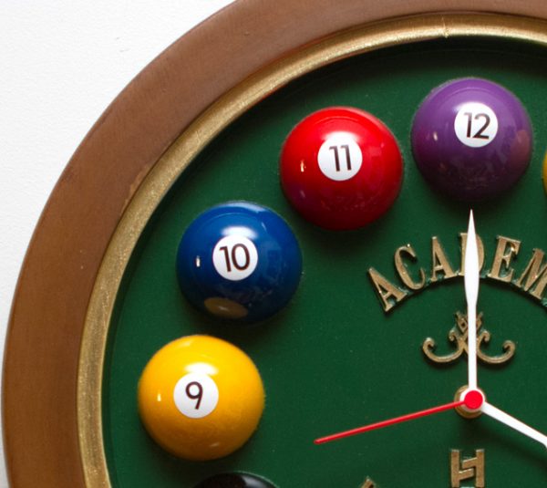 Relógio decorativo KG de parede em fibra - Billiard Verde - Image 10
