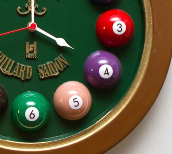 Relógio decorativo KG de parede em fibra - Billiard Verde - Image 6
