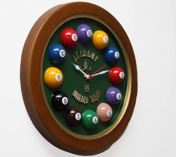Relógio decorativo KG de parede em fibra - Billiard Verde - Image 5