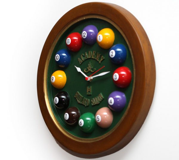Relógio decorativo KG de parede em fibra - Billiard Verde - Image 4