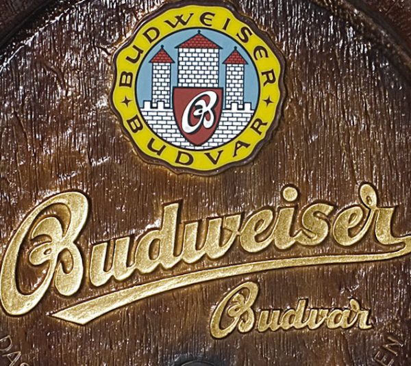 Barril de parede grande em Fibra KG - Budweiser Cerveja - Image 2
