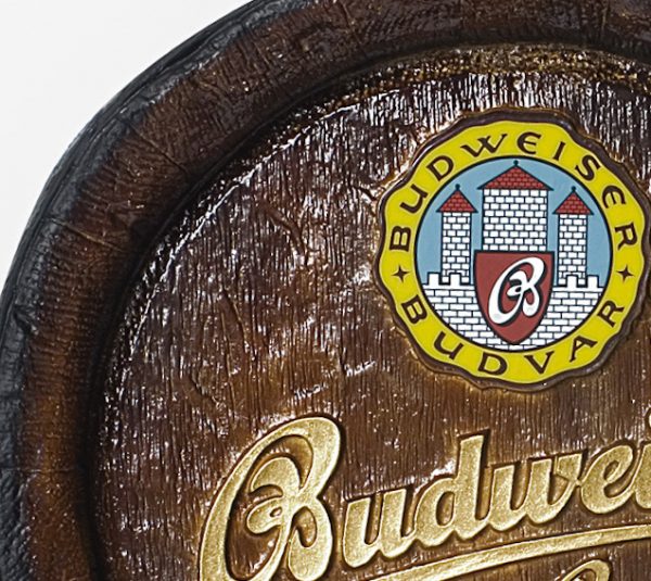 Barril de parede grande em Fibra KG - Budweiser Cerveja - Image 3