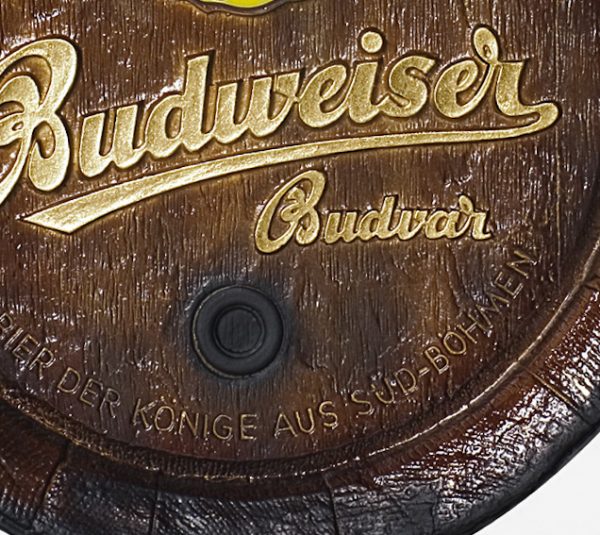 Barril de parede grande em Fibra KG - Budweiser Cerveja - Image 4