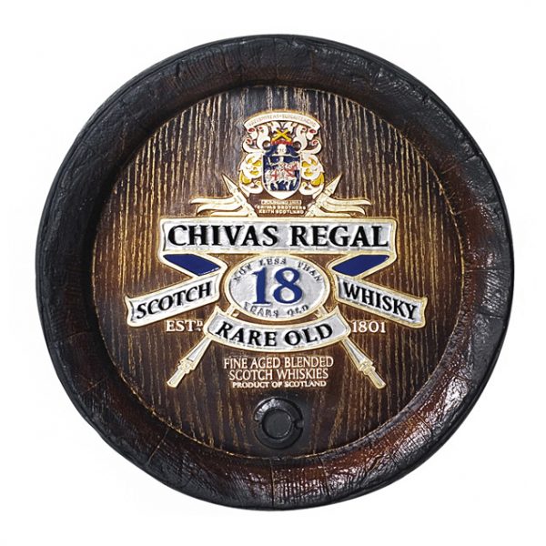 Barril de parede grande em Fibra KG - Chivas 18 Whisky