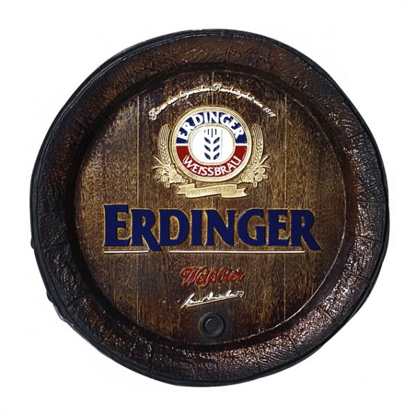 Barril de parede grande em Fibra KG - Erdinger Cerveja