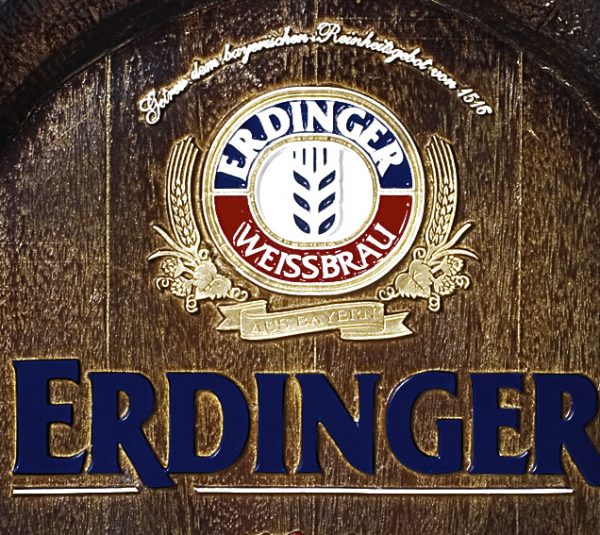 Barril de parede grande em Fibra KG - Erdinger Cerveja - Image 2