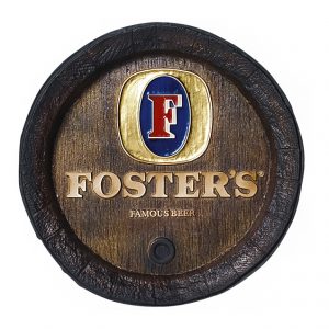 Barril de parede grande em Fibra KG - Foster's Cerveja
