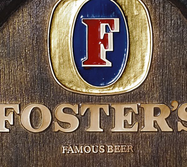 Barril de parede grande em Fibra KG - Foster's Cerveja - Image 2