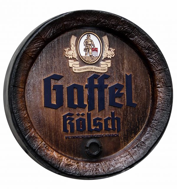 Barril de parede grande em Fibra KG - Gaffel Cerveja