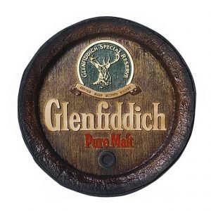 Barril de parede grande em Fibra KG - Glenfiddich Whisky