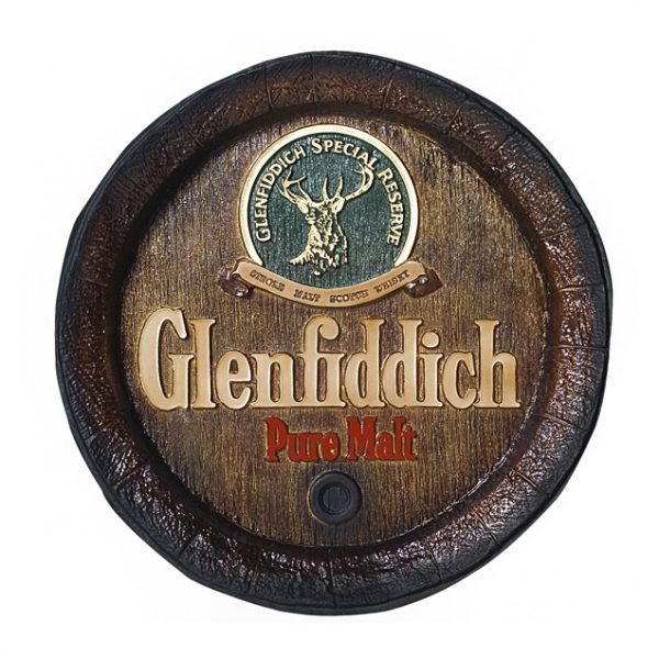 Barril de parede grande em Fibra KG - Glenfiddich Whisky