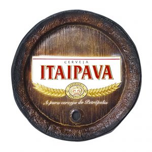 Barril de parede grande em Fibra KG - Itaipava Cerveja