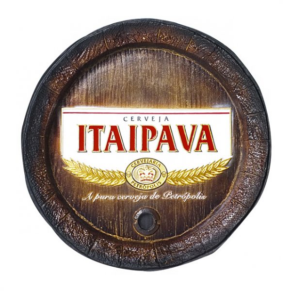 Barril de parede grande em Fibra KG - Itaipava Cerveja