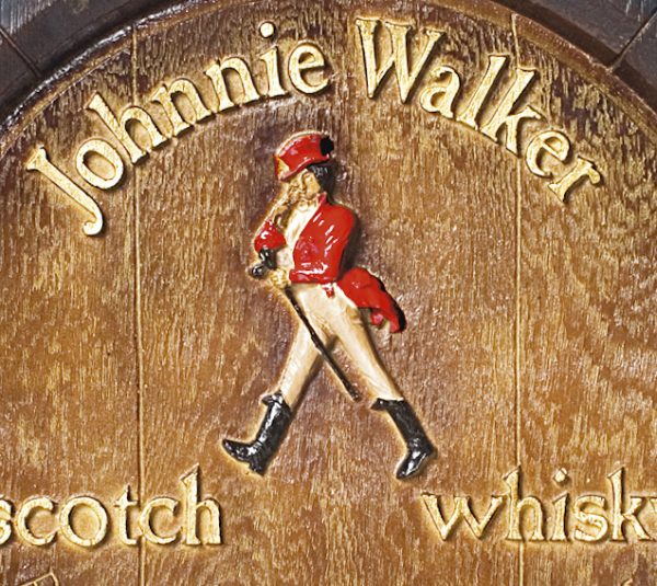 Barril de parede grande em Fibra KG - Johnnie Walker Whisky - Image 2