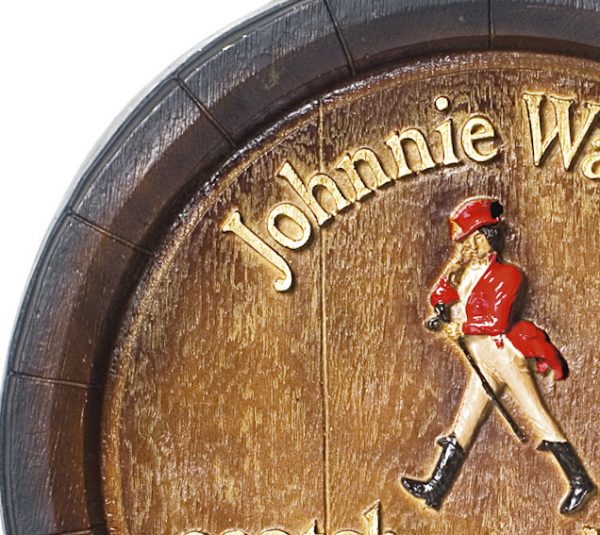 Barril de parede grande em Fibra KG - Johnnie Walker Whisky - Image 6