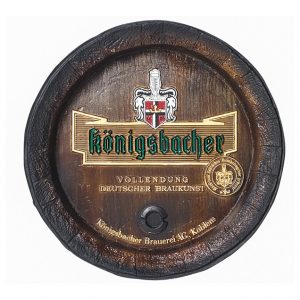 Barril de parede grande em Fibra KG - Königsbacher Cerveja