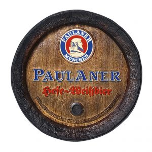 Barril de parede grande em Fibra KG - Paulaner Cerveja