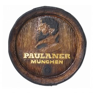 Barril de parede grande em Fibra KG - Paulaner M Cerveja