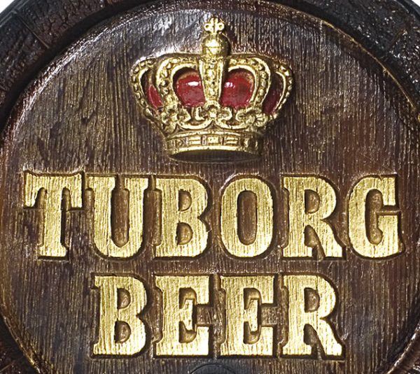 Barril de parede grande em Fibra KG - Tuborg Cerveja - Image 2