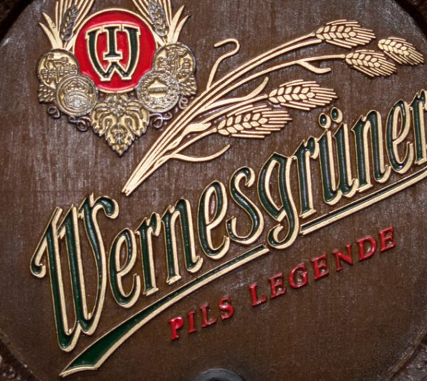 Barril de parede grande em Fibra KG - Wernesgruner Cerveja - Image 4