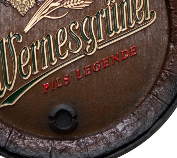 Barril de parede grande em Fibra KG - Wernesgruner Cerveja - Image 2