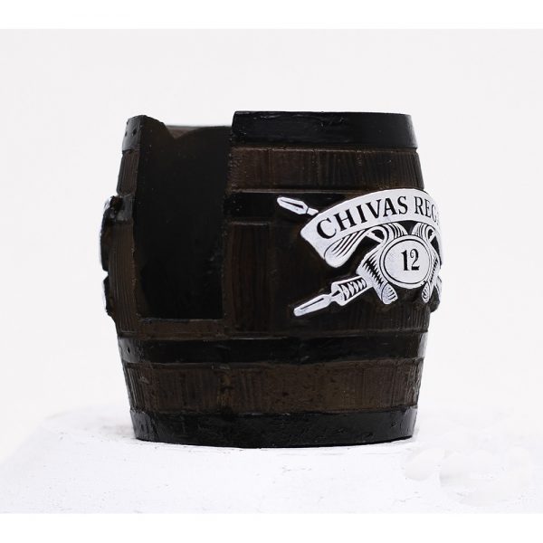 Barrica KG decorativa em resina Porta-Guardanapo Chivas - Image 3