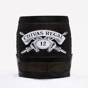 Barrica KG decorativa em resina Porta-Guardanapo Chivas